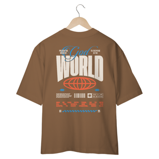 Nome do produto CAMISETA OVERSIZED - POR TODO O MUNDO
