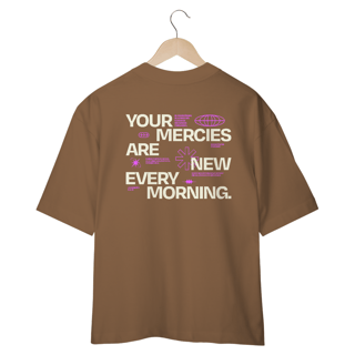 Nome do produto CAMISETA OVERSIZED - MISERICÓRDIAS