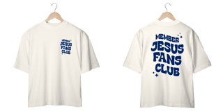 Nome do produto CAMISETA OVERSIZED - JESUS FANS CLUB