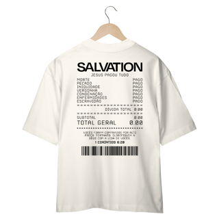 Nome do produto CAMISETA OVERSIZED - JESUS PAGOU