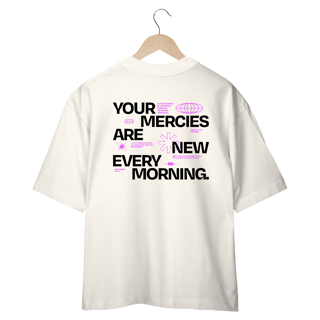 Nome do produto CAMISETA OVERSIZED - MISERICÓRDIAS