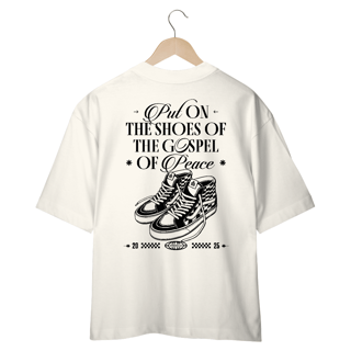 Nome do produto CAMISETA OVERSIZED - CALÇADO DA PAZ