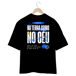 Nome do produto CAMISETA OVERSIZED - COMO NO CÉU
