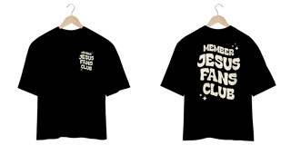 Nome do produto CAMISETA OVERSIZED - JESUS FANS CLUB