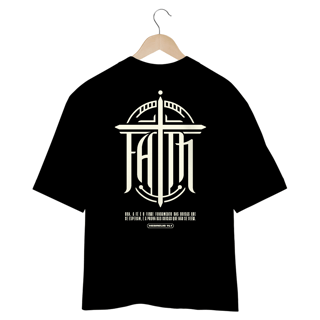Nome do produto CAMISETA OVERSIZED - FAITH (Fé)