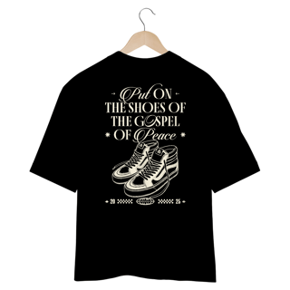 Nome do produto CAMISETA OVERSIZED - CALÇADO DA PAZ