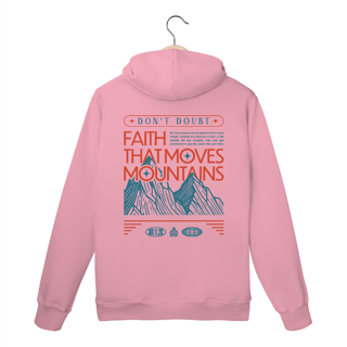 Nome do produto MOLETOM CANGURU - FÉ QUE MOVE MONTANHAS