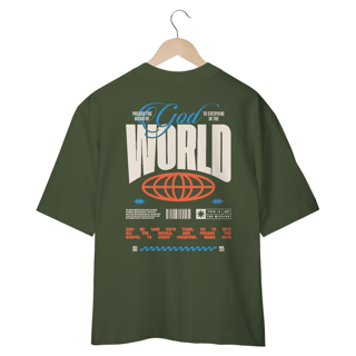 Nome do produto CAMISETA OVERSIZED - POR TODO O MUNDO