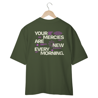 Nome do produto CAMISETA OVERSIZED - MISERICÓRDIAS