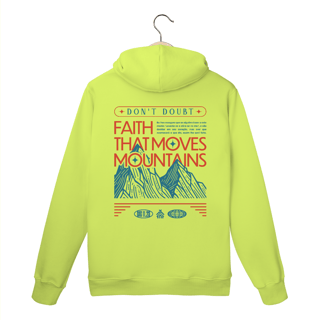 Nome do produto MOLETOM CANGURU - FÉ QUE MOVE MONTANHAS