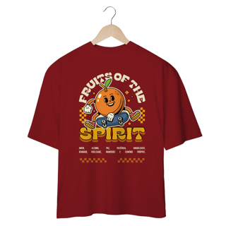 Nome do produto CAMISETA OVERSIZED - FRUTO DO ESPÍRITO