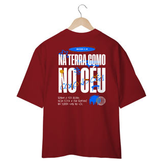 Nome do produto CAMISETA OVERSIZED - COMO NO CÉU