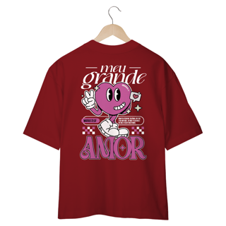 Nome do produto CAMISETA OVERSIZED - MEU GRANDE AMOR
