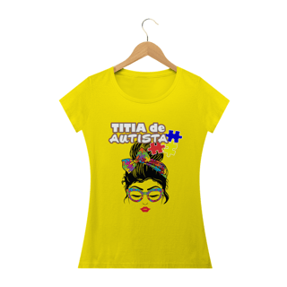 Nome do produto Baby Look - autismo (Titia de autista)