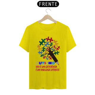 Nome do produto T-shirt - autismo (autismo não é uma deficiencia)