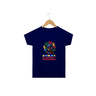 Nome do produto Camiseta Infantil Classic (autismo não é uma deficiência)