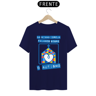 Nome do produto T-shirt - autismo (na minha igreja falamos sobre o autismo)