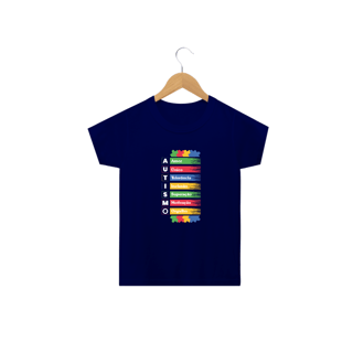 Nome do produto Camiseta Infantil Classic (amor, unico, tolerancia, inclusão, superação, motivação, orgulho)