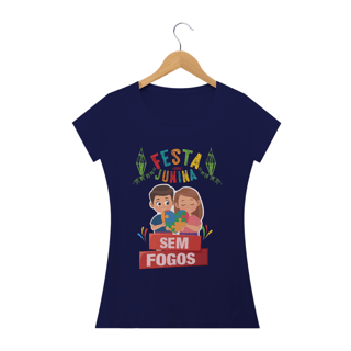Nome do produto Baby Look - autismo (festa junina sem fogos)