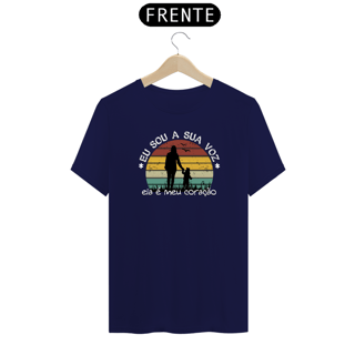 Nome do produto T-shirt - autismo (eu sou a sua voz, ela é meu coração)