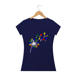 Nome do produto Baby Look - autismo (petalas de amor)