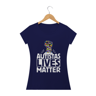 Nome do produto Baby Look - autismo (autistas lives matter)