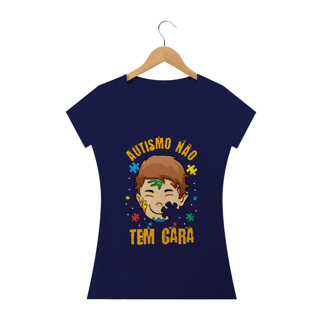 Nome do produto Baby Look - autismo (autismo não tem cara_)