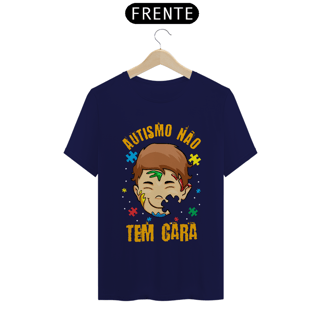 Nome do produto T-shirt - autismo (autismo não tem cara_)