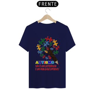 Nome do produto T-shirt - autismo (autismo não é uma deficiencia)