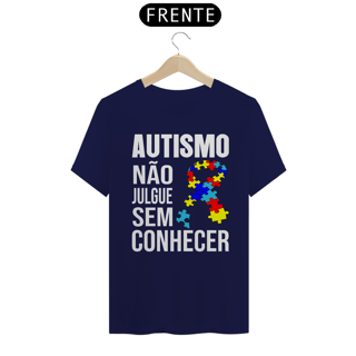 Nome do produto T-shirt - autismo (não julgue sem conhecer)