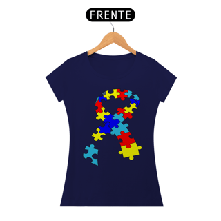 Nome do produto Baby Look - autismo (Símbolo laço)