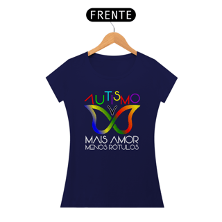 Nome do produto Baby Look - Autismo mais amor e menos rótulos