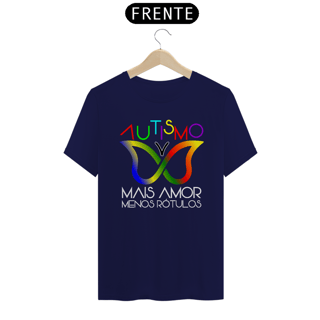 Nome do produto T-shirt - Autismo mais amor e menos rótulos