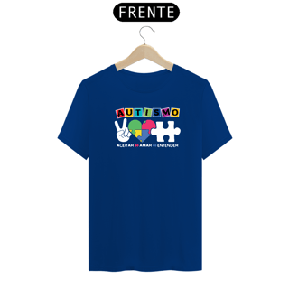 Nome do produto T-shirt (autismo: aceitar, amar, entender)