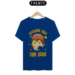 Nome do produto T-shirt - autismo (autismo não tem cara_)