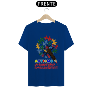 Nome do produto T-shirt - autismo (autismo não é uma deficiencia)