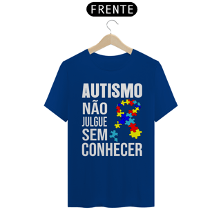 Nome do produto T-shirt - autismo (não julgue sem conhecer)