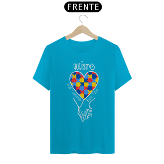 Nome do produto T-shirt - autismo (incluir, compreender, ensinar e amar)