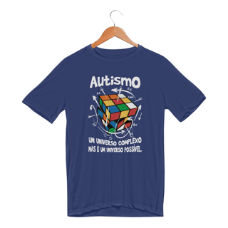 Nome do produto Camiseta UV DRY - autismo (um universo complexo)