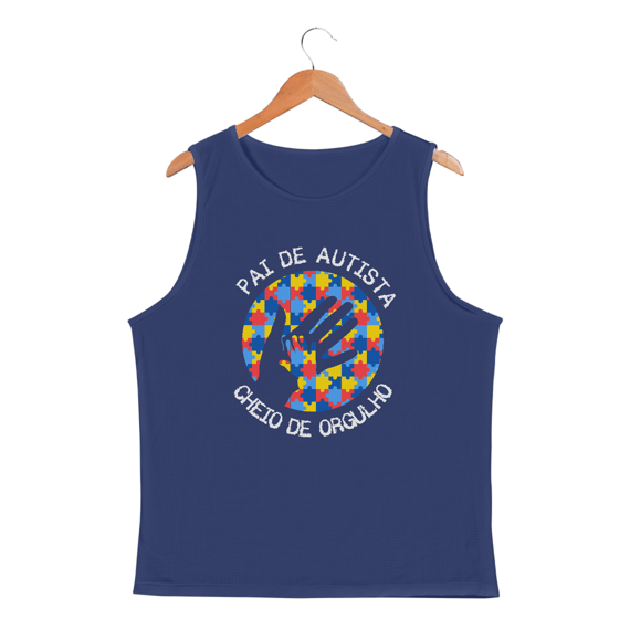 Regata Masc UV Dry (Pai de autista cheio de orgulho)