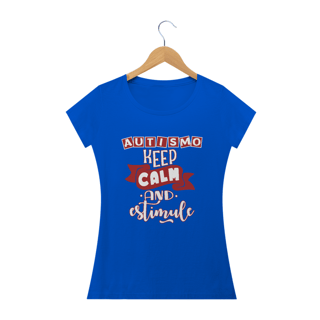 Nome do produto Baby Look - autismo (keep calm an estimule)