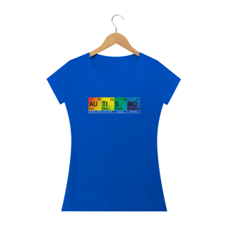 Nome do produto Baby Look - autismo (tabela periódica)