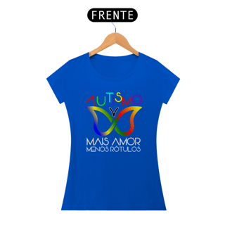 Nome do produto Baby Look - Autismo mais amor e menos rótulos