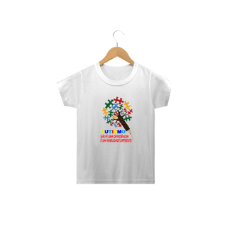 Nome do produto Camiseta Infantil Classic (autismo não é uma deficiência)