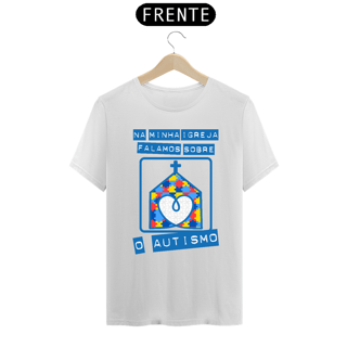 Nome do produto T-shirt - autismo (na minha igreja falamos sobre o autismo)