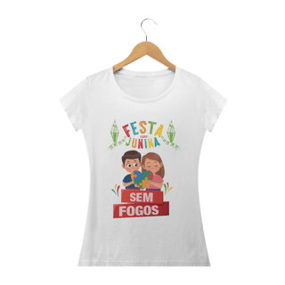 Nome do produto Baby Look - autismo (festa junina sem fogos)