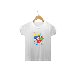 Nome do produto T-shirt Infantil - autismo (TEAguinho)