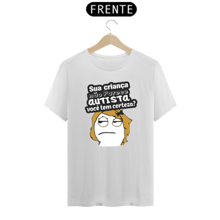 Nome do produto T-shirt - autismo (Sua criança não parece autista)