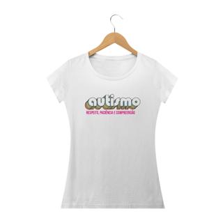Nome do produto Baby Look - autismo (respeito, paciência e compreensão)