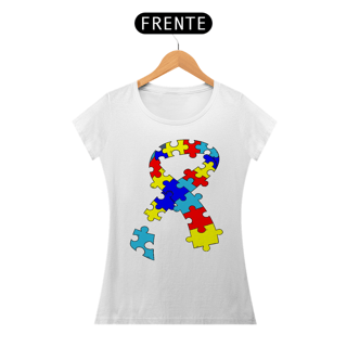 Nome do produto Baby Look - autismo (Símbolo laço)